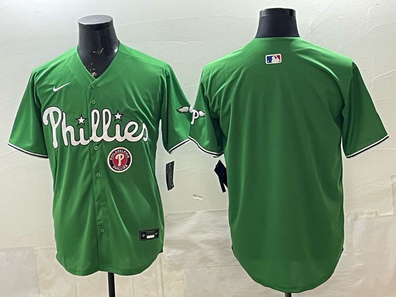 Men 2026 Philadelphia Phillies Blank Green Game Nike MLB Jersey 004->philadelphia phillies->MLB Jersey